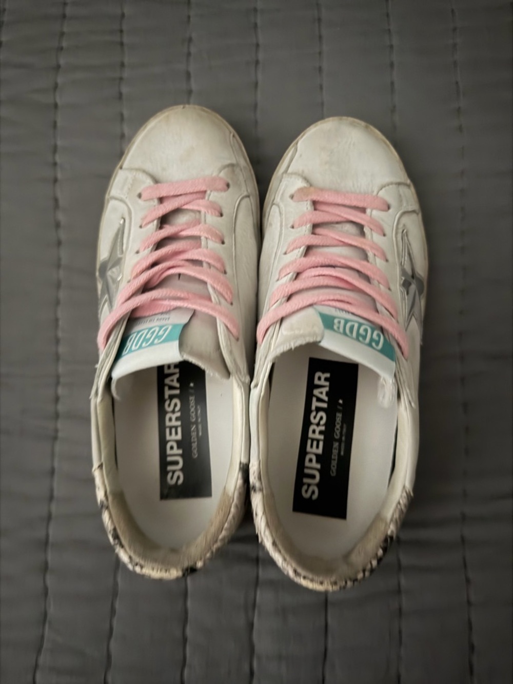 Golden Goose superstar low top Sneakers with Pink Laces - Picture 3 of 6